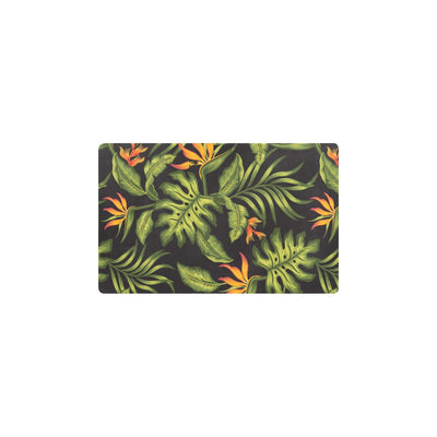 Bird Of Paradise Pattern Print Design BOP013 Kitchen Mat