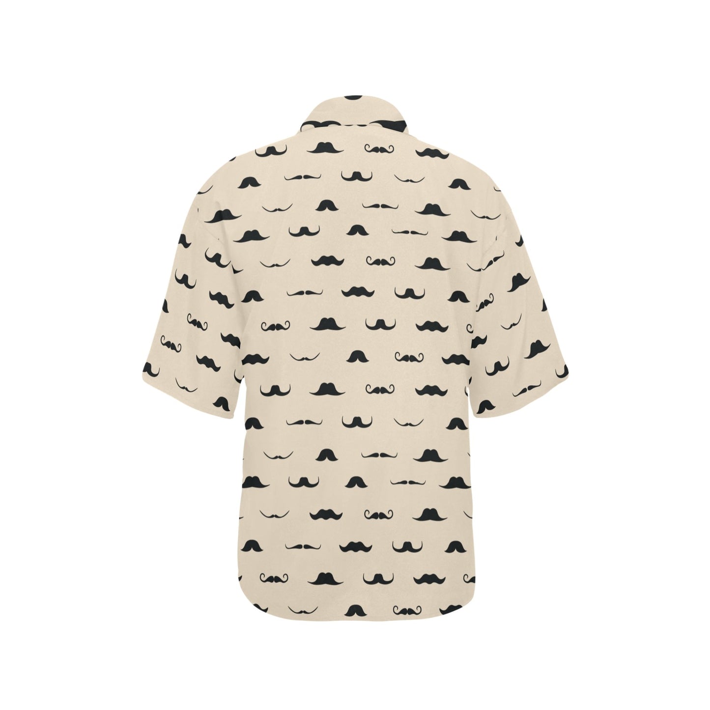 Mustache Pattern Print Design A03 Women's Hawaiian Shirt