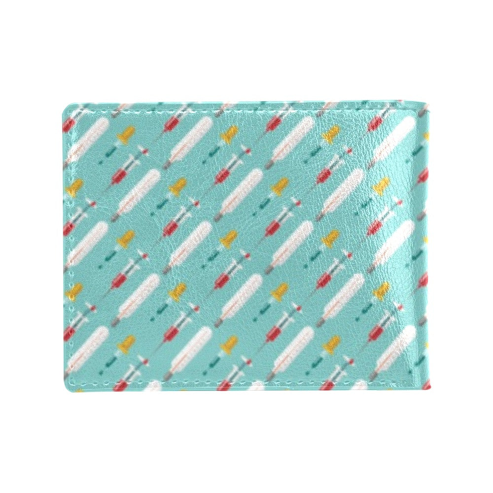 Phlebotomist Medical Print Men's ID Card Wallet