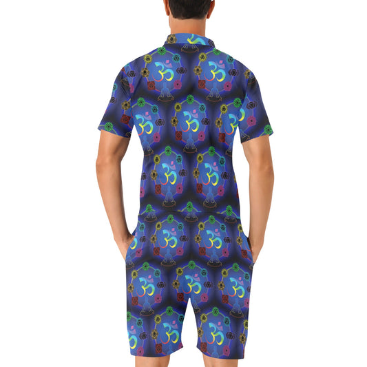 Chakra Zen Yoga OM Men's Romper