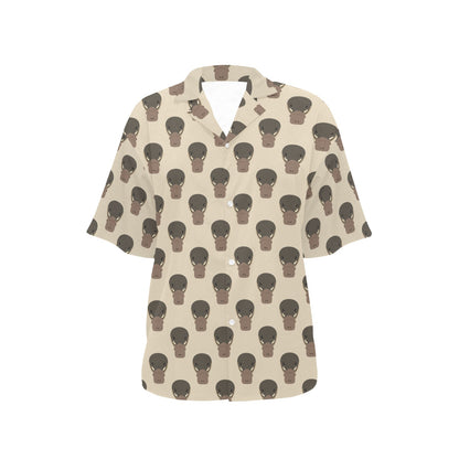 Platypus Pattern Print Design A03 Women's Hawaiian Shirt
