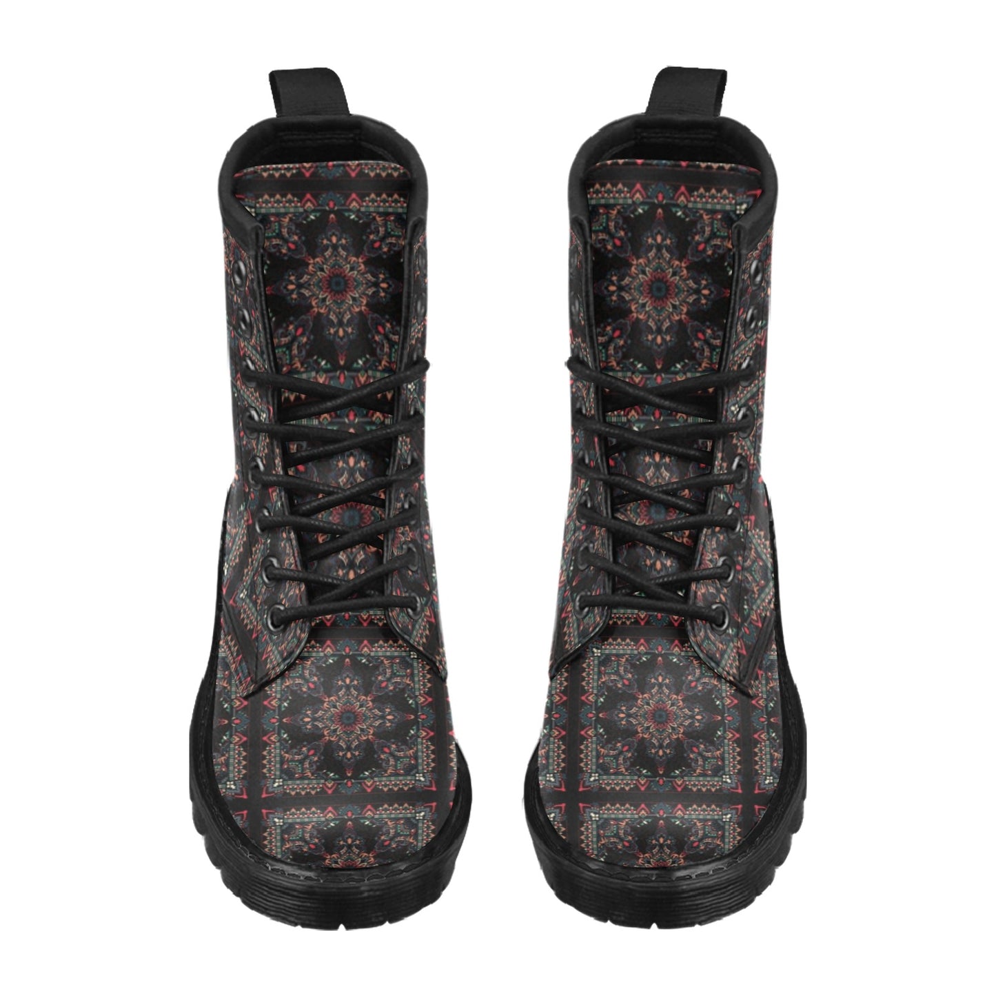 Bandana Print Design LKS307 Women's Boots