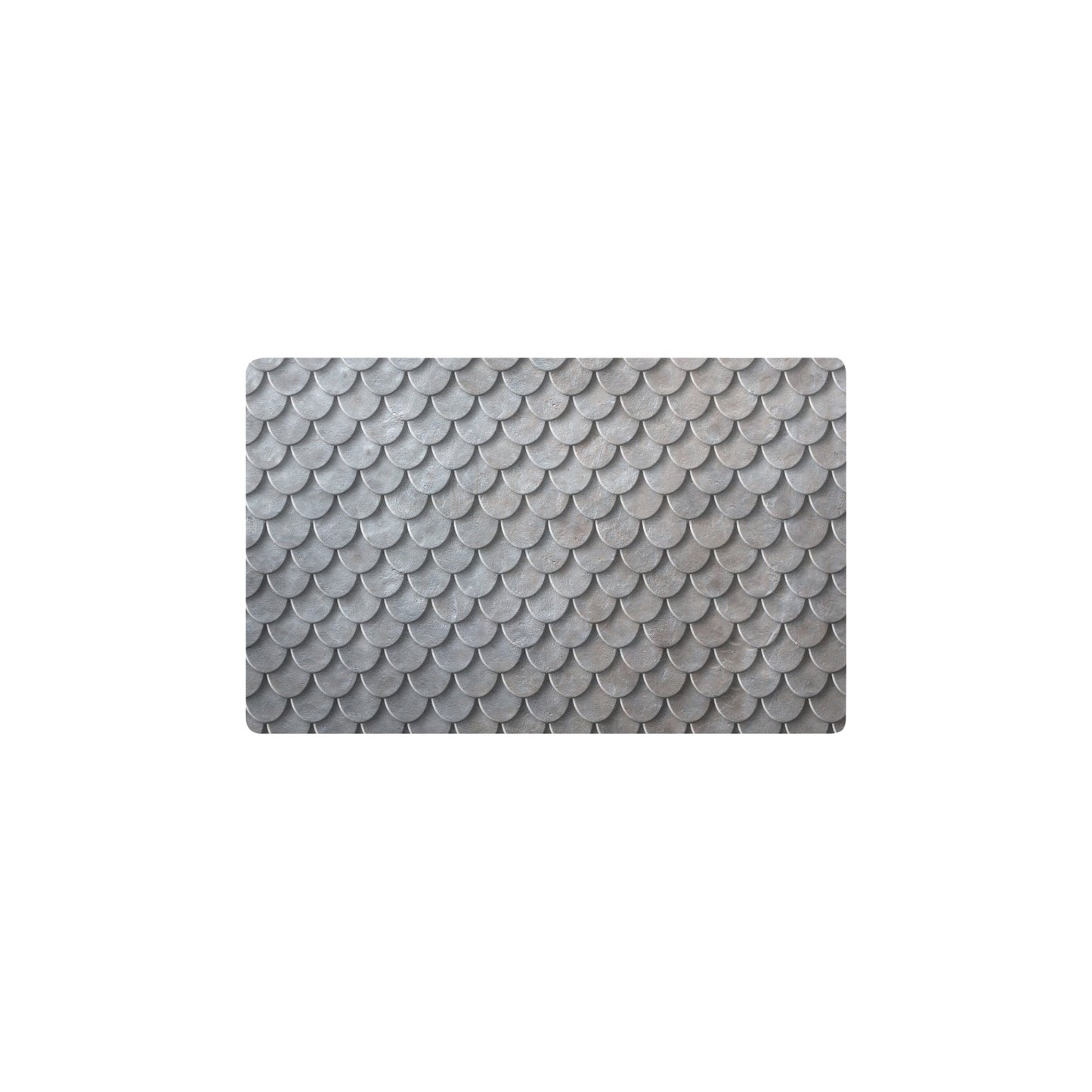 Armor Scales Pattern Print Design 03 Kitchen Mat