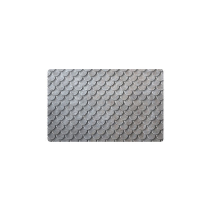 Armor Scales Pattern Print Design 03 Kitchen Mat