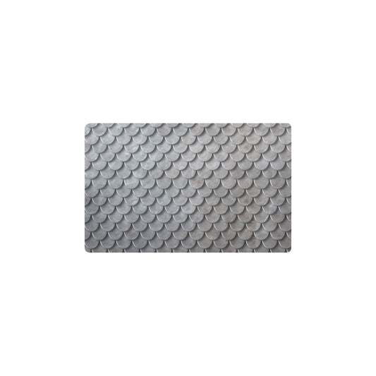 Armor Scales Pattern Print Design 03 Kitchen Mat