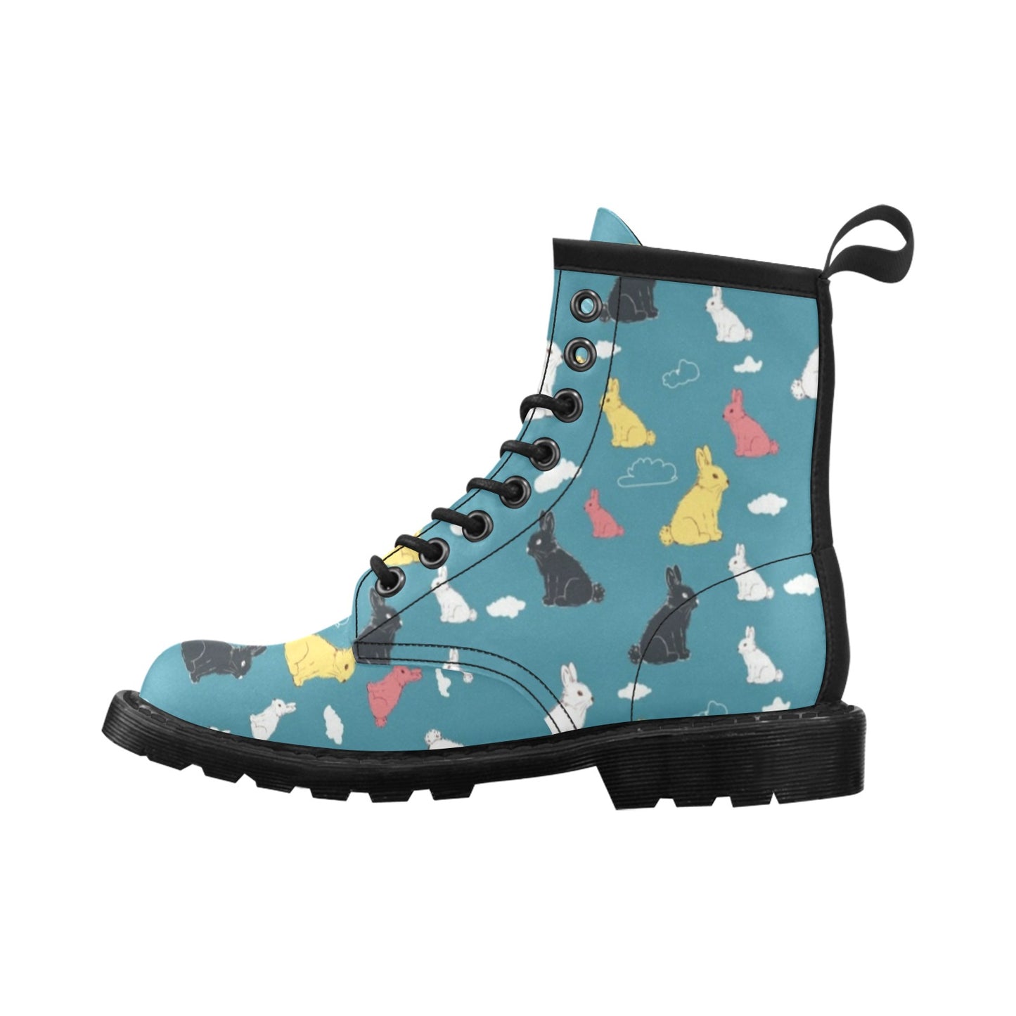 Rabbit Pattern Print Design RB014 Women's Boots