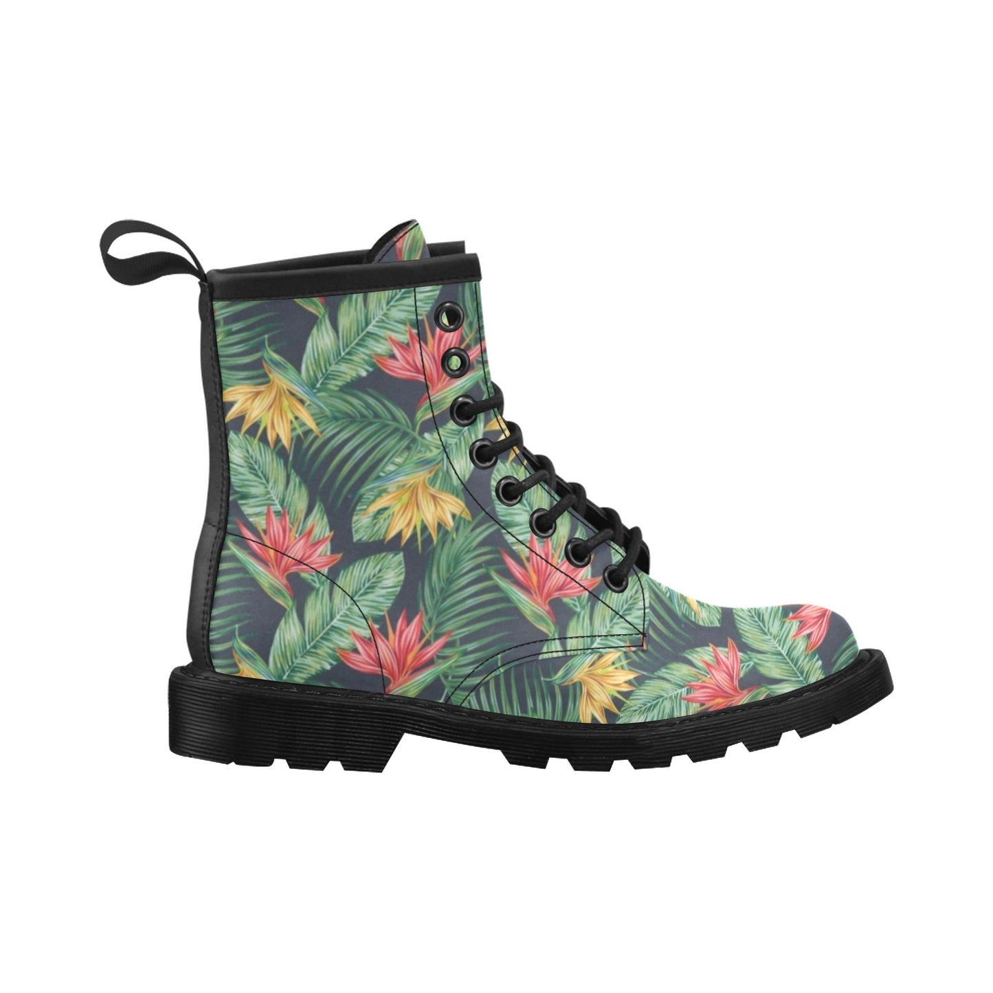 Bird Of Paradise Pattern Print Design BOP09 Women's Boots