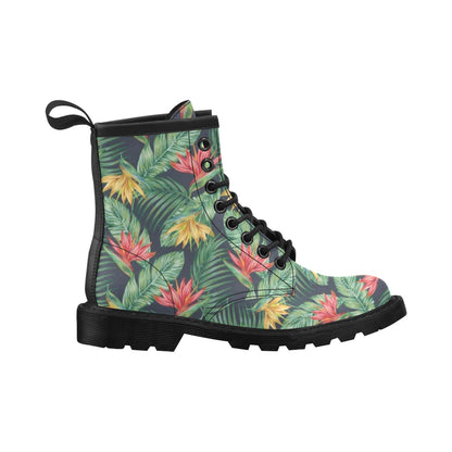 Bird Of Paradise Pattern Print Design BOP09 Women's Boots