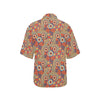 African Pattern Print Design 06 Women's Hawaiian Shirt