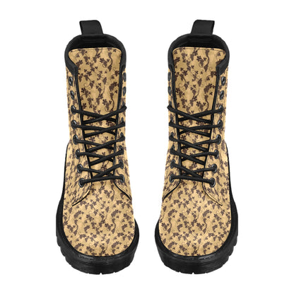 Wine Grape Design Print Women's Boots