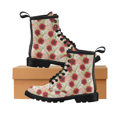 Gerberas Pattern Print Design GB07 Women's Boots