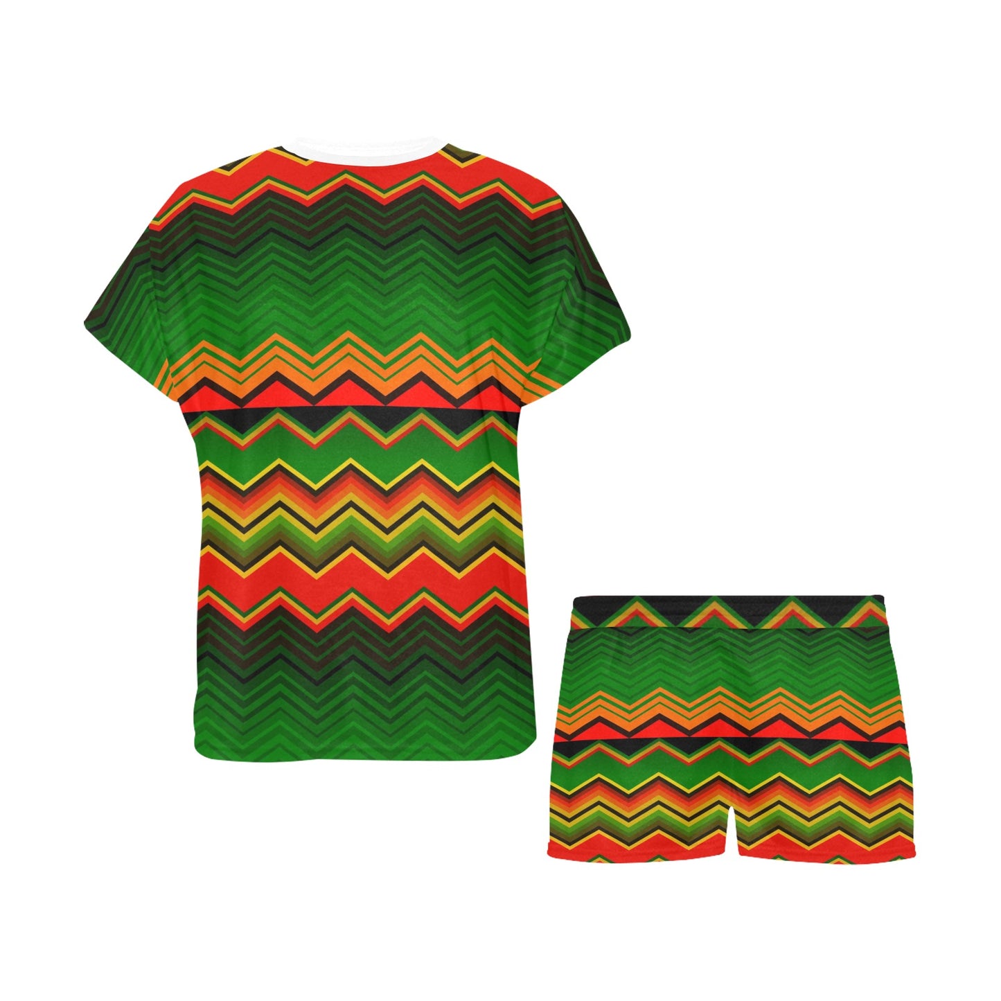 Serape Print Design LKS306 Women's Short Pajama Set