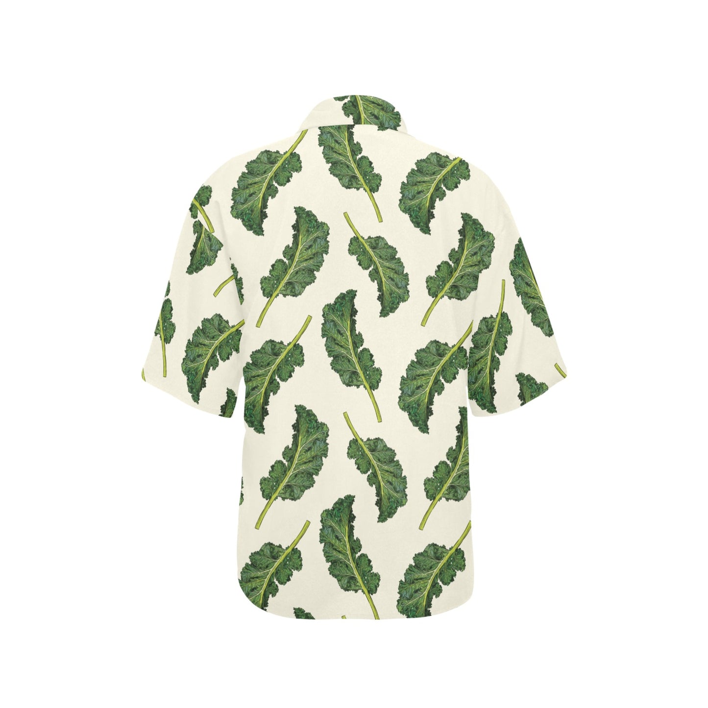 Kale Pattern Print Design 03 Women's Hawaiian Shirt