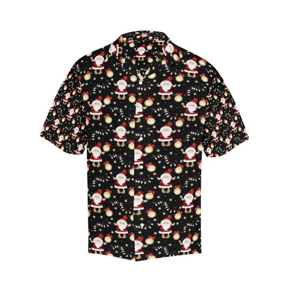 Santa Christmas Themed Print Design LKS307 Men's Hawaiian Shirt