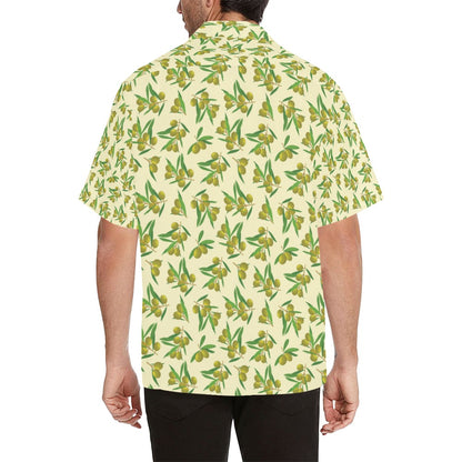 Olive Print Design LKS302 Men's Hawaiian Shirt
