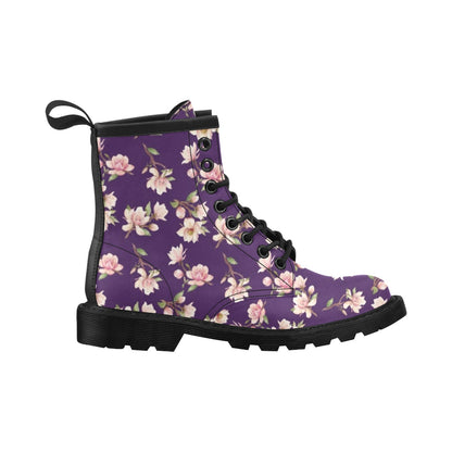 Magnolia Pattern Print Design MAG02 Women's Boots