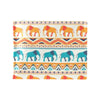 Elephant Aztec Ethnic Print Pattern Men's ID Card Wallet