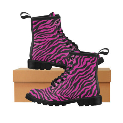 Pink Zebra Women's Boots