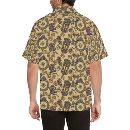 Totem Print Design LKS305 Men's Hawaiian Shirt