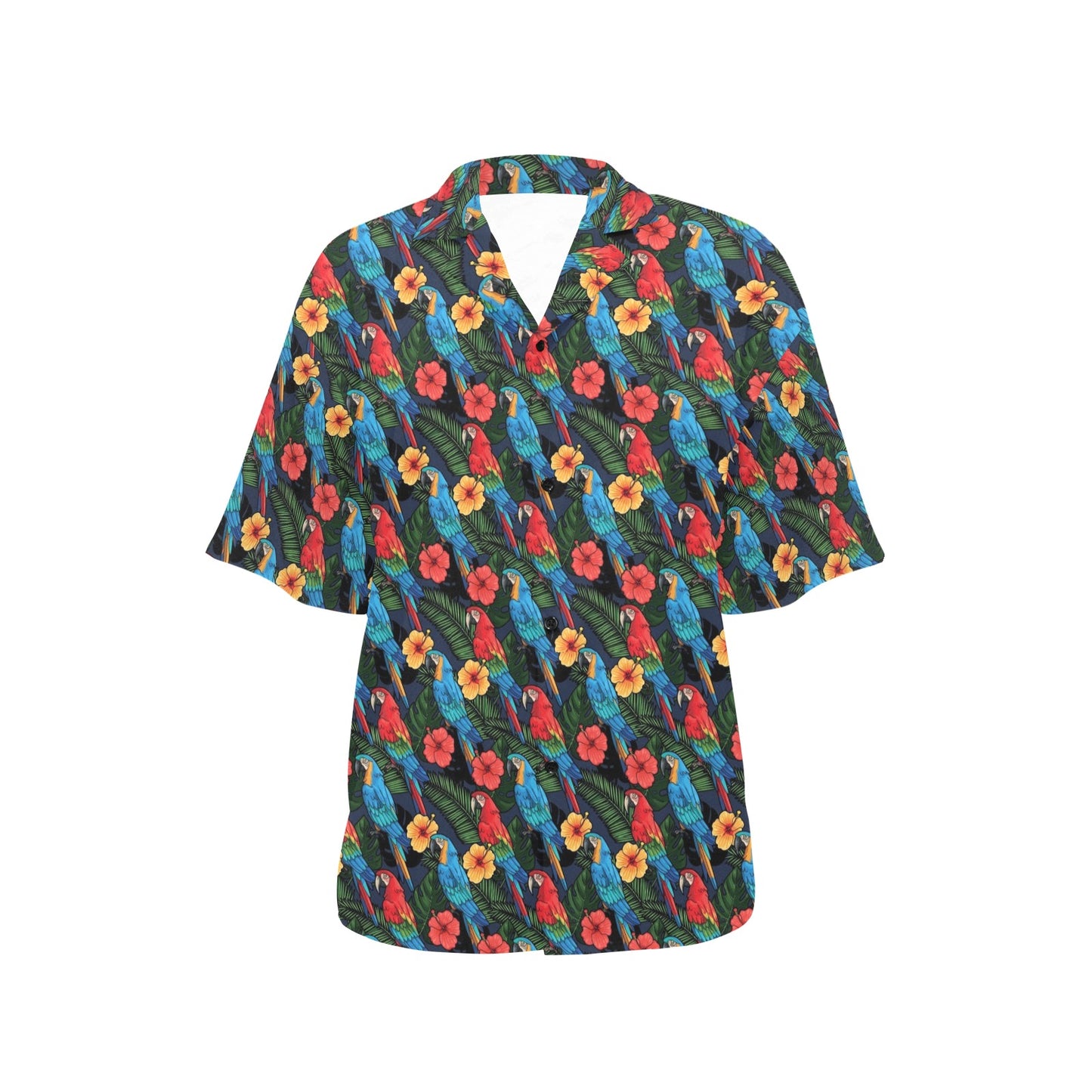 Parrot Pattern Print Design A01 Women's Hawaiian Shirt