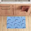 Dolphin Blue Print Kitchen Mat