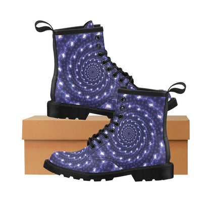 Vortex Print Design LKS305 Women's Boots