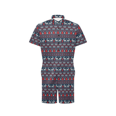 Reindeer Print Design LKS405 Men's Romper