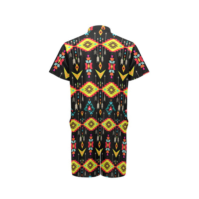 Native Pattern Print Design A05 Men's Romper