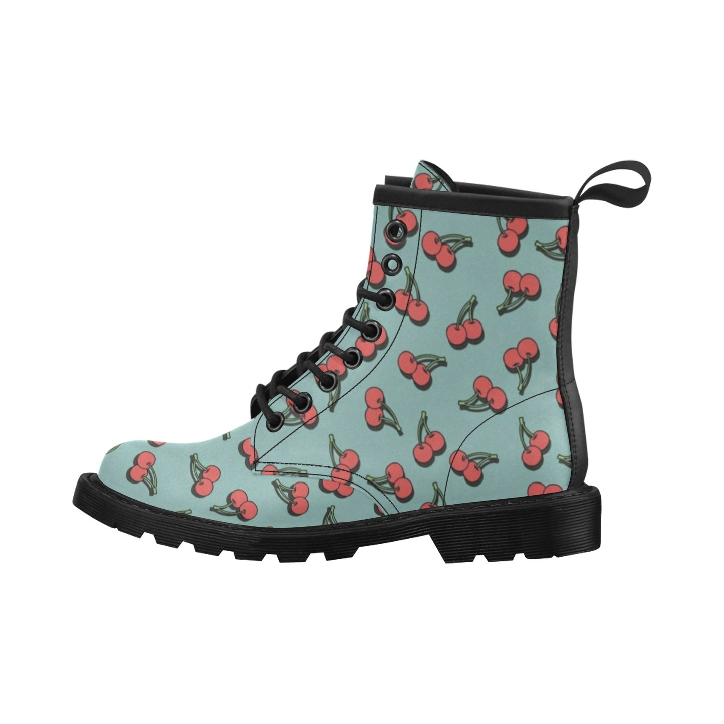 Cherry Pattern Print Design CH03 Women's Boots