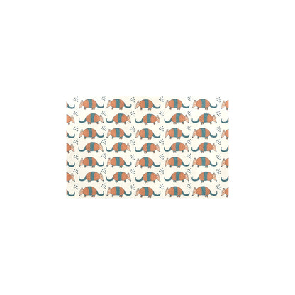Armadillo Pattern Print Design 01 Kitchen Mat