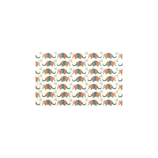 Armadillo Pattern Print Design 01 Kitchen Mat