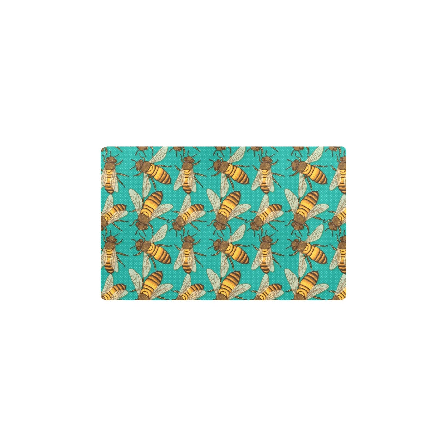 Bee Pattern Print Design BEE04 Kitchen Mat