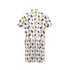 Cow Pattern Print Design 06 Men's Romper