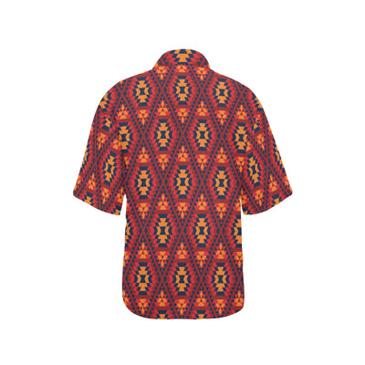 Navajo Pattern Print Design A03 Women's Hawaiian Shirt