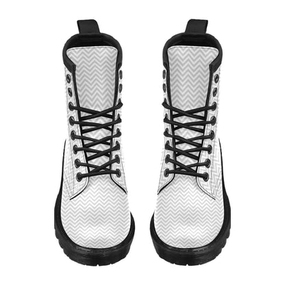 Chevron Print Design LKS401 Women's Boots