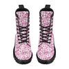 Cherry Blossom Pattern Print Design CB02 Women's Boots