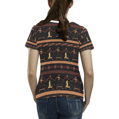 Ancient Greek Human Print Design LKS306 Women's  T-shirt