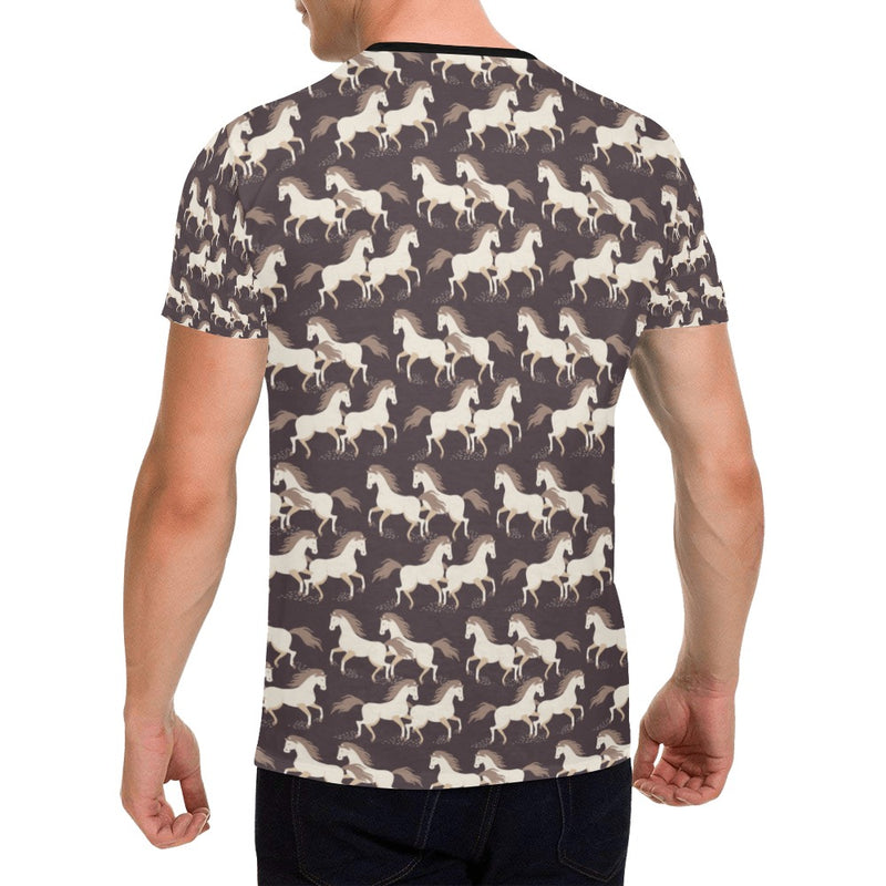 Horse Print Design LKS304 Men's All Over Print T-shirt