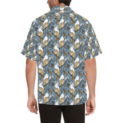 Squirrel Print Design LKS305 Men's Hawaiian Shirt