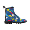 Shark Color Pattern Women's Boots