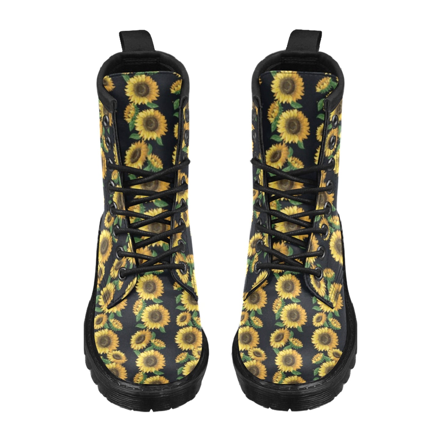 Sunflower Print Design LKS306 Women's Boots