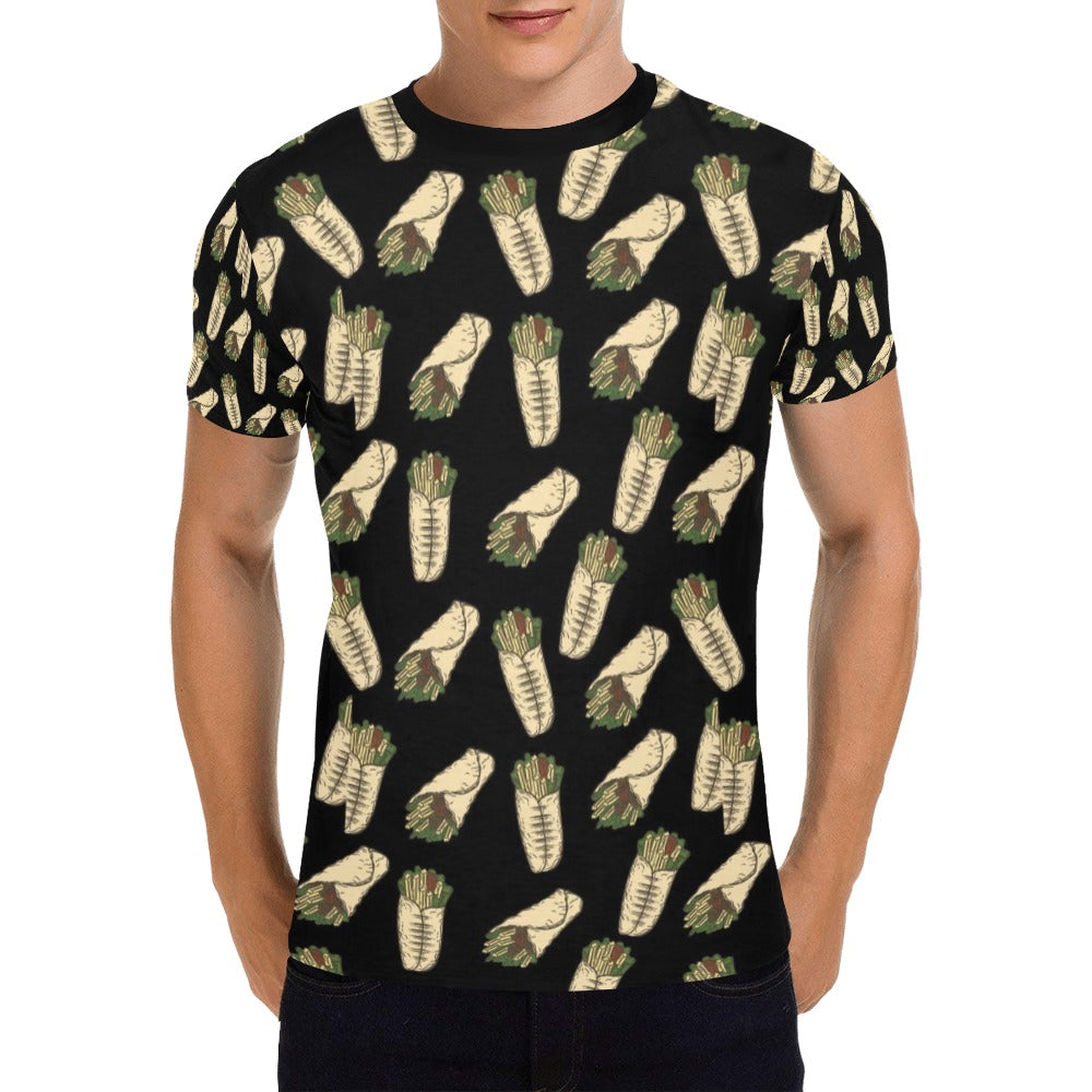 Burrito Print Design LKS303 Men's All Over Print T-shirt