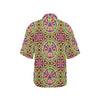 Peace Sign Pattern Print Design A04 Women's Hawaiian Shirt