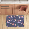 Bird Of Paradise Pattern Print Design BOP015 Kitchen Mat