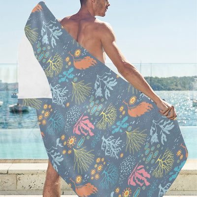 Seaweed Print Design LKS304 Beach Towel 32" x 71"