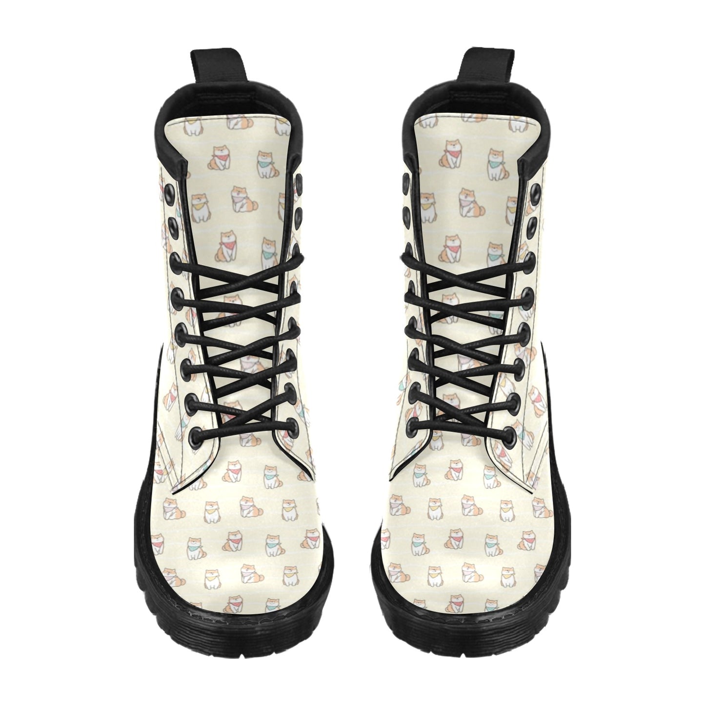 Shiba Inu Print Design LKS306 Women's Boots
