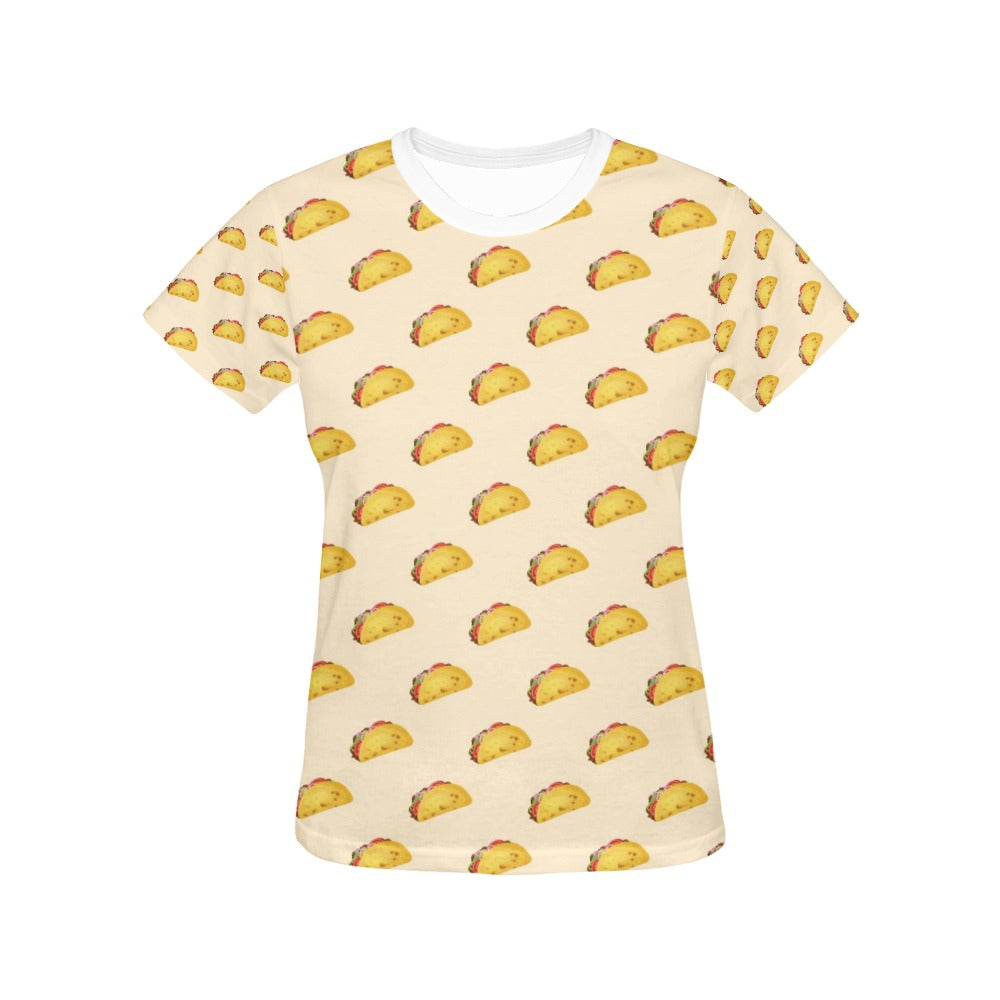 Taco Print Design LKS302 Women's  T-shirt