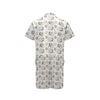 Sun Moon Print Design LKS302 Men's Romper