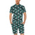 Deer Jungle Print Pattern Men's Romper