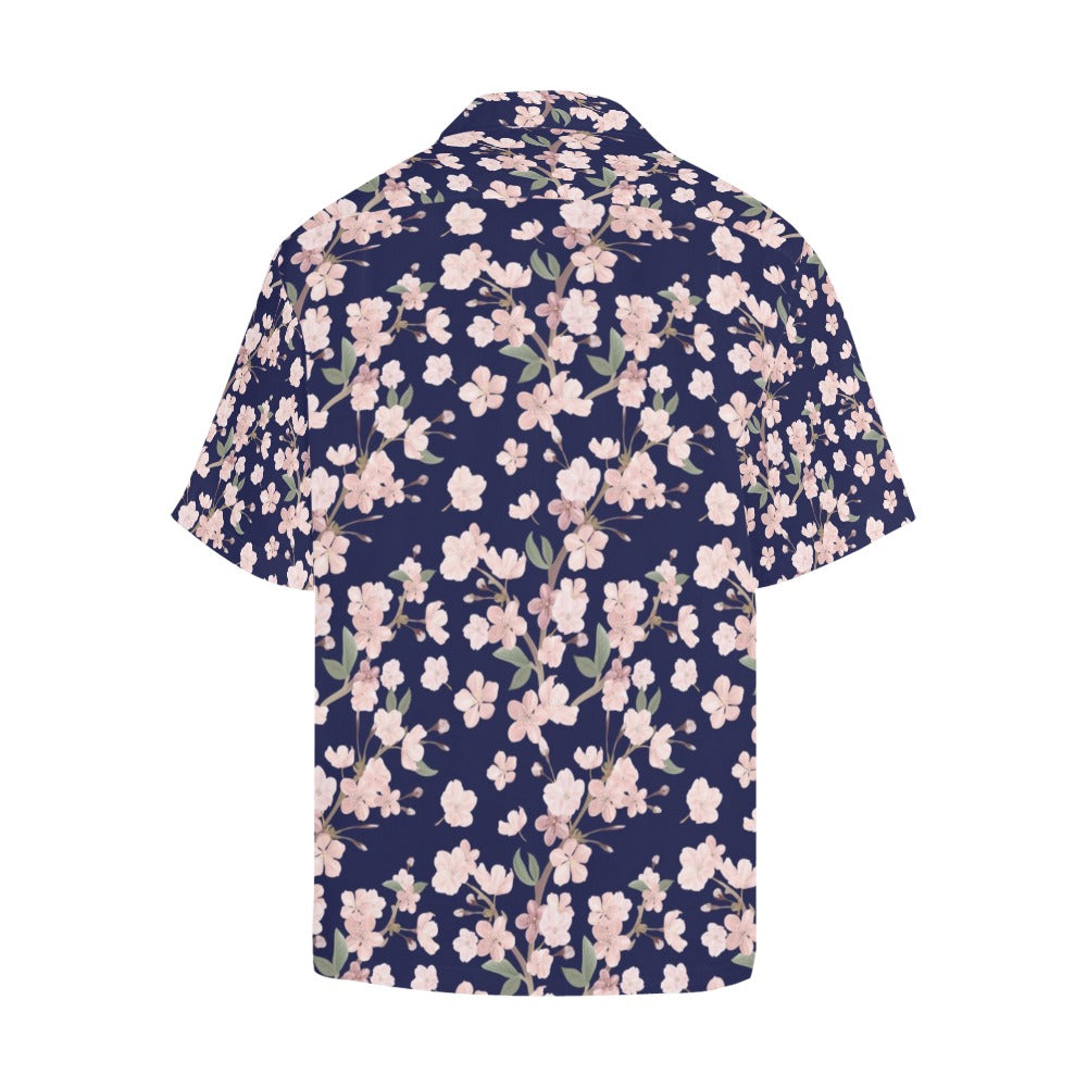 Sakura Print Design LKS301 Men's Hawaiian Shirt